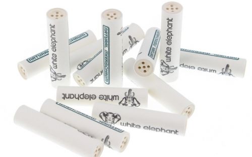 White Elephant Superflow Natur-Meerschaum-PfeifenFilter 9mm - 20St.
