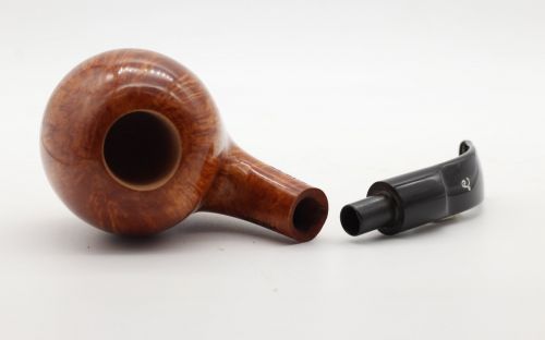 Lorenzo Pfeife Hand Cut 834 Natural Bent Apple