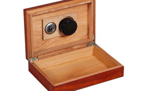 Humidor - spanischer Zeder, für 30 Zigarren - braun, Achenty!