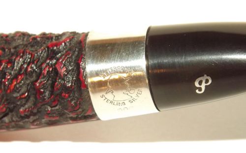 Peterson Pfeife Sherlock Holmes Mycroft Rustic F-lip (9mm)