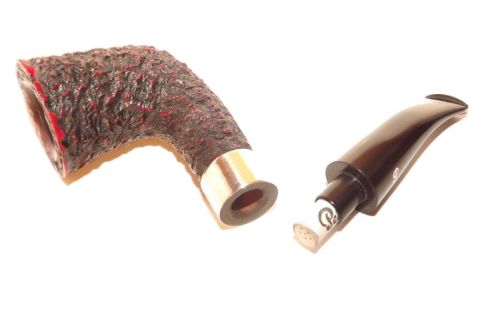 Peterson Pfeife Sherlock Holmes Mycroft Rustic F-lip (9mm)