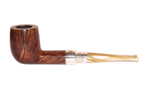Peterson Pfeife Spigot Silver 106 Flame Grain F-lip