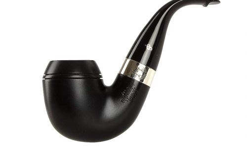 Peterson Pfeife Sherlock Holmes Baskerville Ebony P-lip