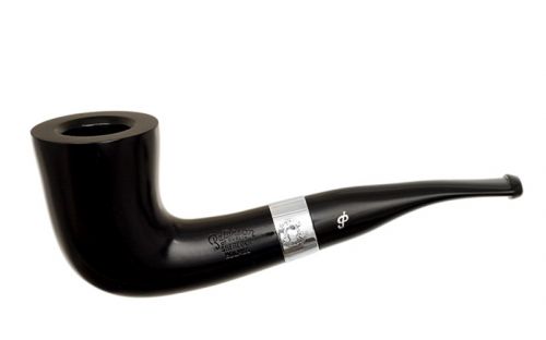 Peterson Pfeife Sherlock Holmes Mycroft Ebony F-lip