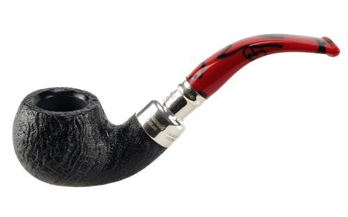 Peterson Pfeife Silver Spigot Dracula 03 Sand F-lip