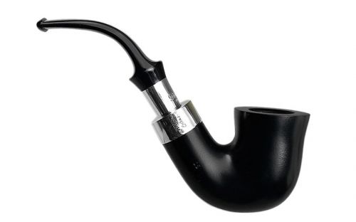Peterson Pfeife Spigot Silver 05 Black F-lip, 9mm Filter
