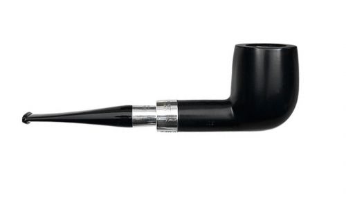 Peterson Pfeife Spigot Silver 106 Black F-lip, 9mm Filter