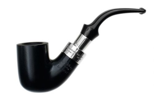 Peterson Pfeife Spigot Silver 338 Black F-lip