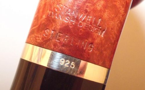 Stanwell Pfeife Sterling 95 Brown Polish
