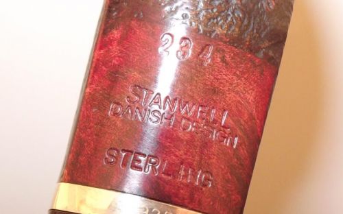 Stanwell Pfeife Sterling 234 Black Sand
