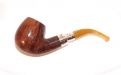 Peterson Pfeife Spigot Silver 68 Flame Grain F-lip