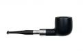 Peterson Pfeife Spigot Silver 606 Ebony F-lip