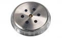 Humidor-Hygrometer - silber/weiß mit akzeptabler Bereich (36mm)