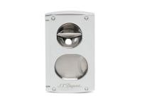 Zigarrenabschneider - ST Dupont Silber, V-Cut + Guillotine