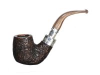 Peterson Pfeife Spigot Silver Roundstone X220 Sand F-lip (9mm)